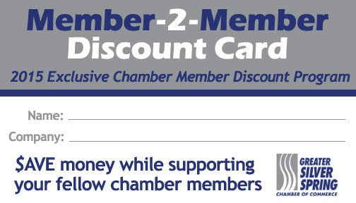Member-2-Member Discount Card front